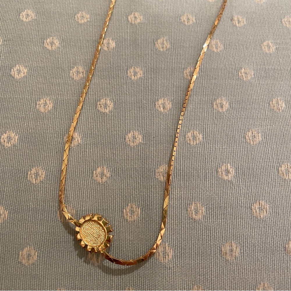 Christian Dior Gold Pearl Diamond Charm Necklace - Picture 8 of 10